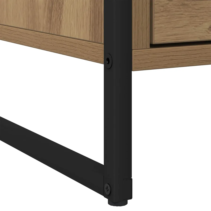 Table de chevet 2 pc Chêne artisan 50 x 39,5 x 50 cm - 10