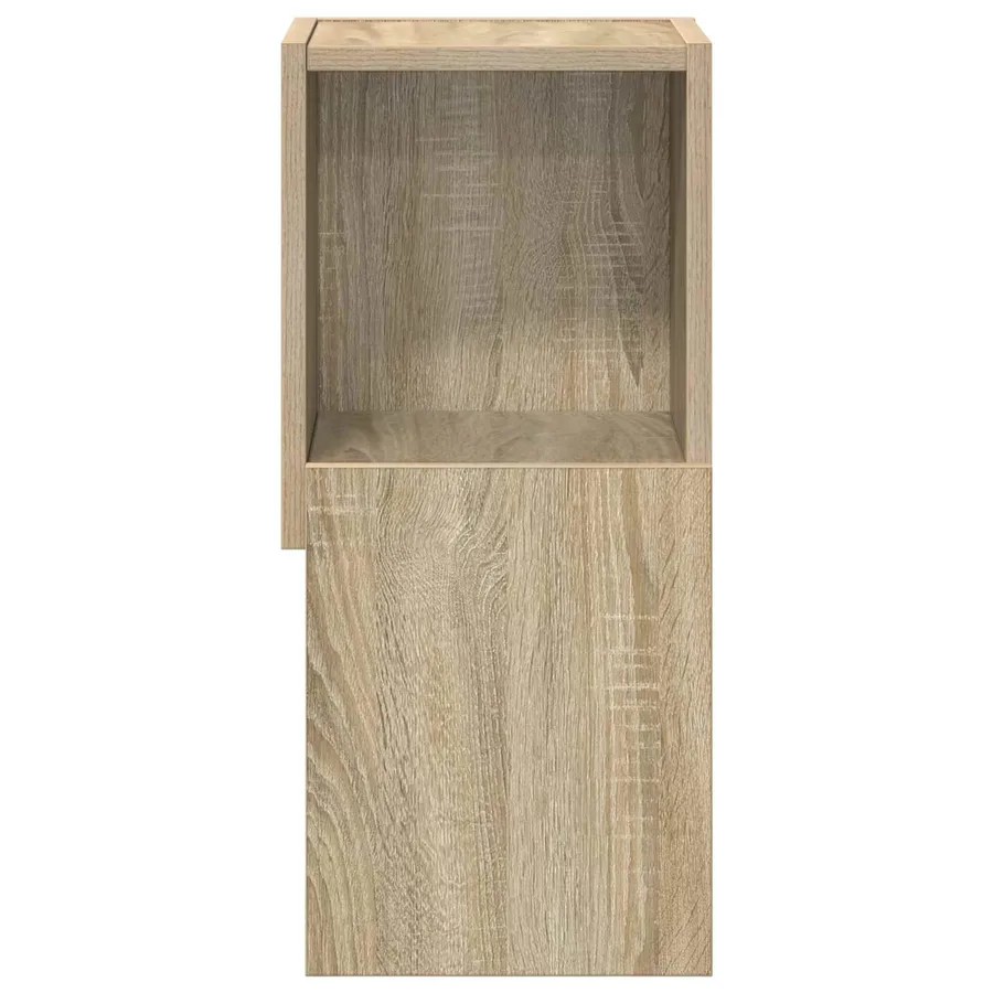 Meuble d'angle Chêne Sonoma 25,5x25x55cm Bois d'ingénierie - 5