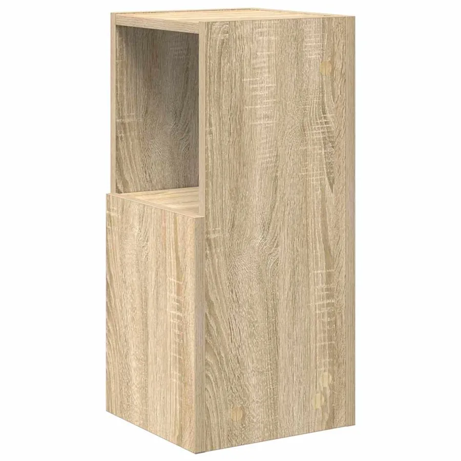 Meuble d'angle Chêne Sonoma 25,5x25x55cm Bois d'ingénierie - 7