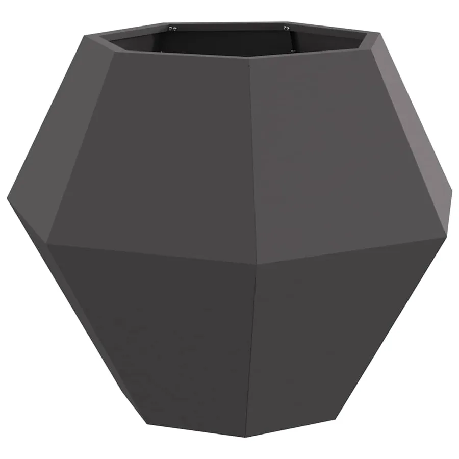 Jardinière Noir 75 x 75 x 60 cm Acier - 2