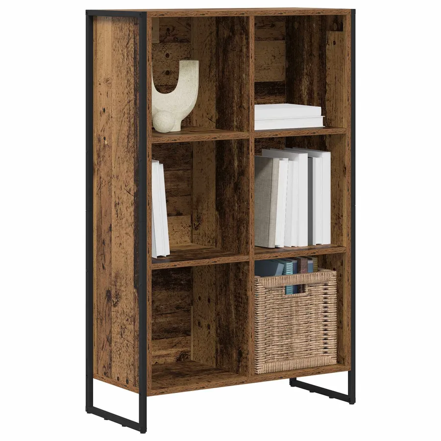 Bibliothèque Bois Ancien 99,5 x 30 x 108,5 cm Bois d'ingénierie - 3