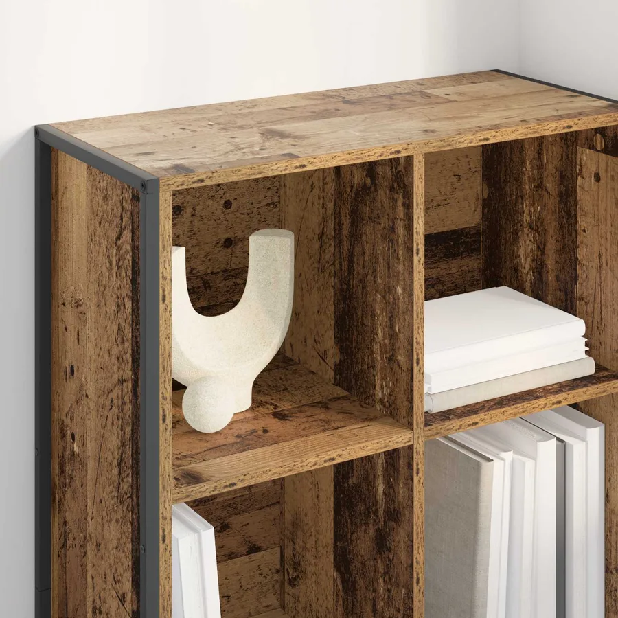Bibliothèque Bois Ancien 99,5 x 30 x 108,5 cm Bois d'ingénierie - 4