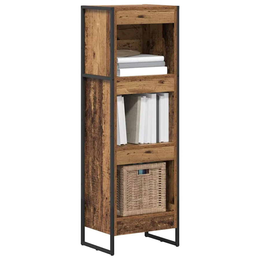 Bibliothèque Bois Ancien 40 x 30 x 121 cm Bois d'ingénierie - 3
