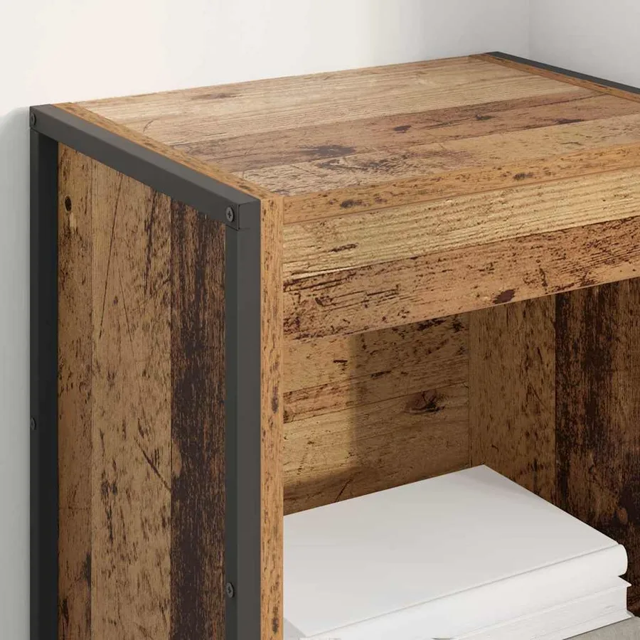 Bibliothèque Bois Ancien 40 x 30 x 121 cm Bois d'ingénierie - 4