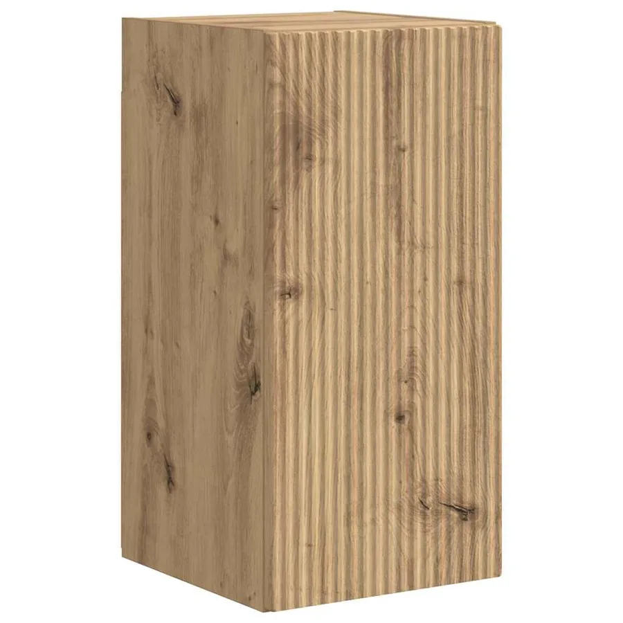 Meuble TV mural 30 x 31 x 60 cm Chêne artisan Bois d'ingénierie - 2