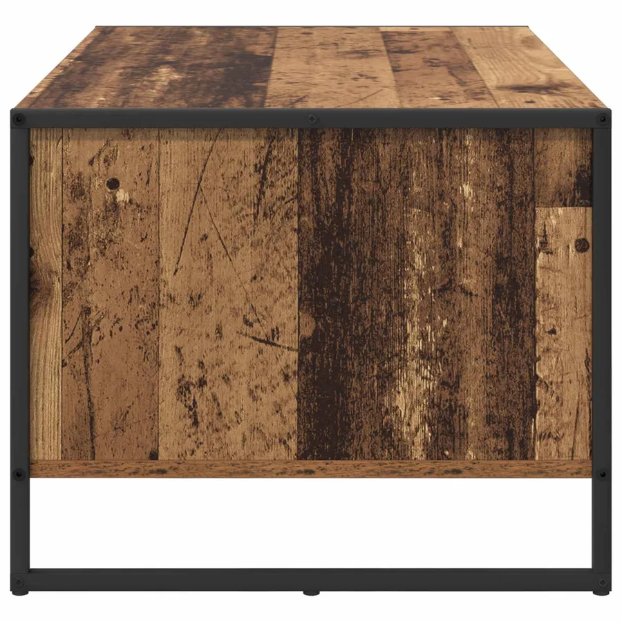 Table basse Bois Ancien 80 x 50 x 40 cm Bois d'ingénierie - 6