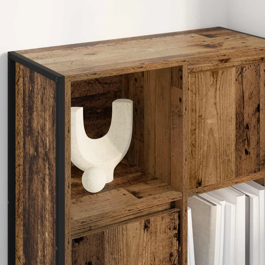 Bibliothèque Bois Ancien 68 x 30 x 108.5 cm Bois d'ingénierie - 4
