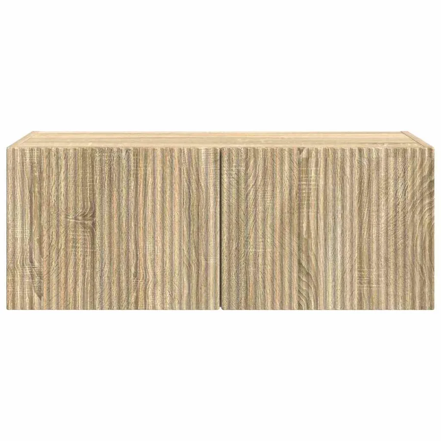 Meuble TV mural Sonoma 78,5 x 31 x 29,5 cm Bois d'ingénierie - 6