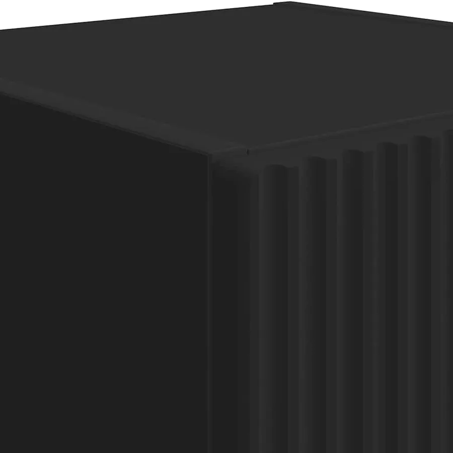 Meuble TV mural 2 pcs Noir 30 x 31 x 60 cm Bois d'ingénierie - 8