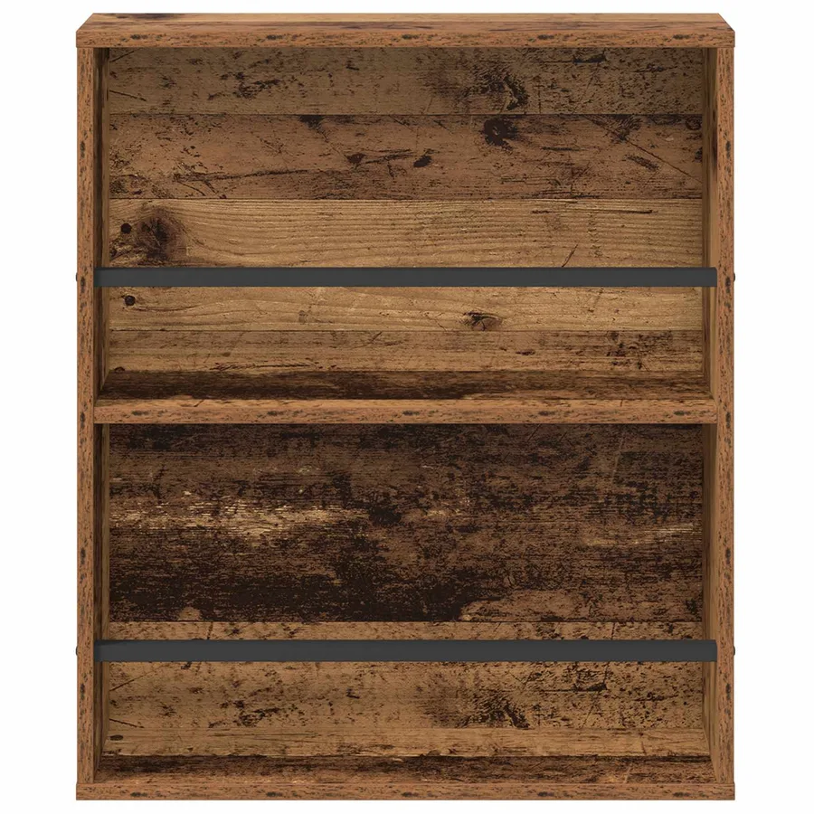 Étagère à magazines avec étagère Bois ancien 60 x 12 x 70 cm - 5