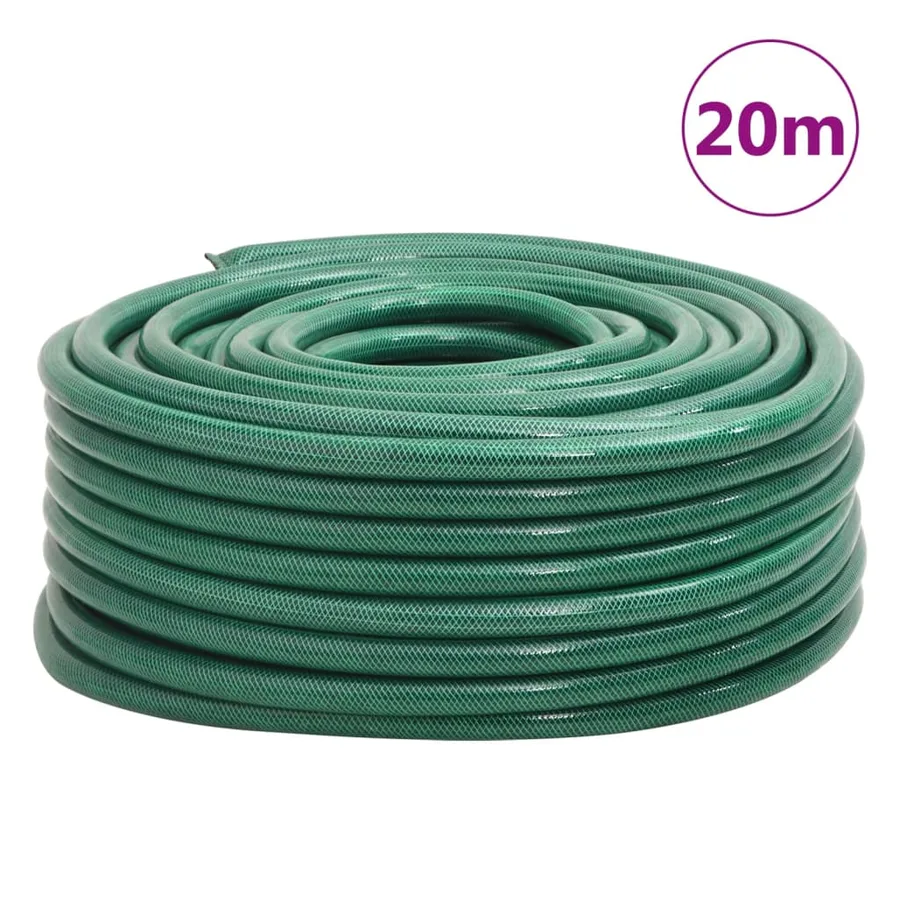 Tuyau d'arrosage vert 1" 20 m PVC - 5