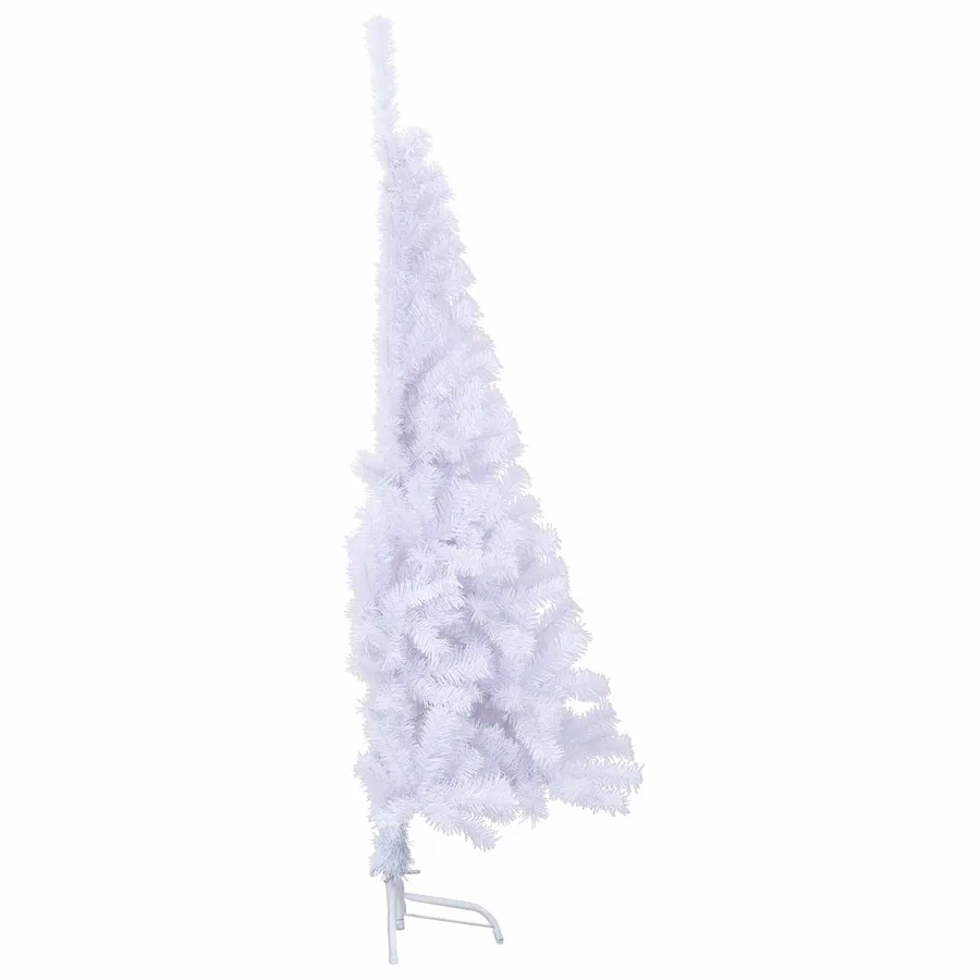 Sapin de Noël artificiel avec 150 LED Blanc 150 cm PVC et Acier - 10