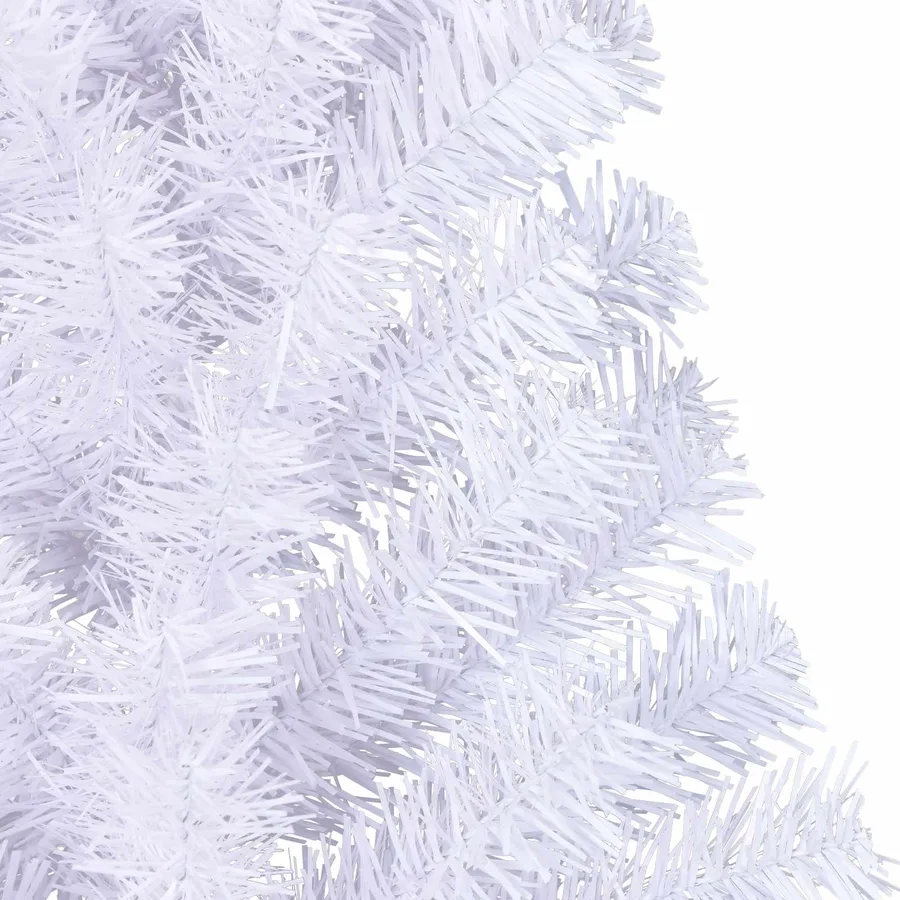 Sapin de Noël artificiel avec 150 LED Blanc 150 cm PVC et Acier - 12