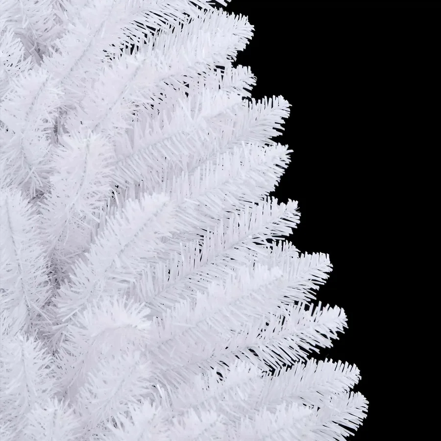 Sapin de Noël Artificiel à Branches Articulées Blanc 150 cm - 11