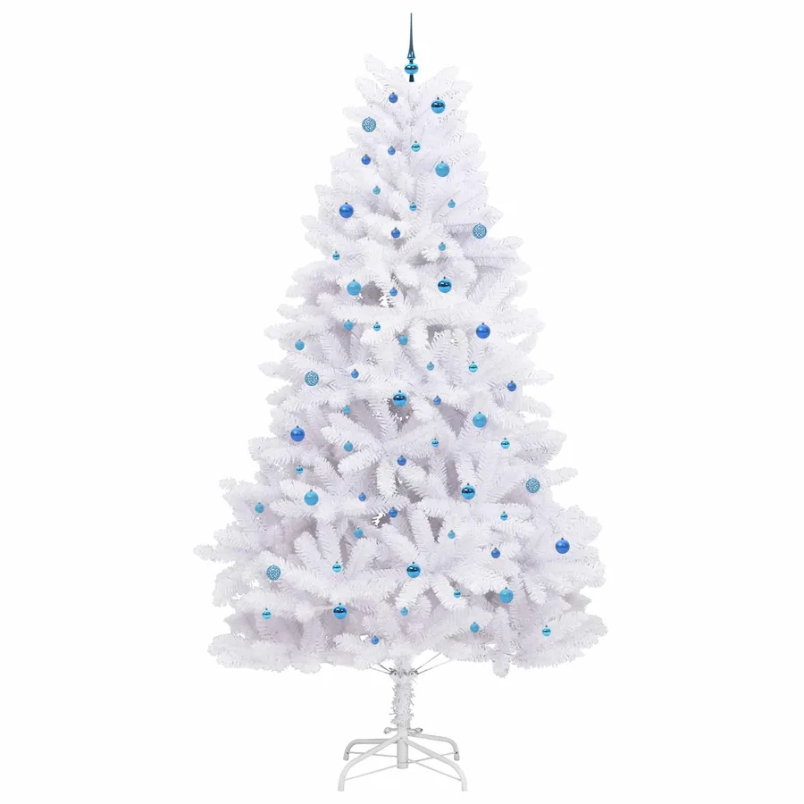 Sapin de Noël Artificiel à Branches Articulées Blanc 300 cm - 4