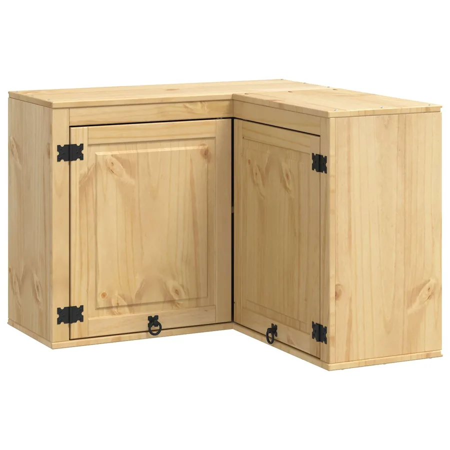 Armoire SKI Brun Miel 80 x 80 x 60 cm Pin massif - 2