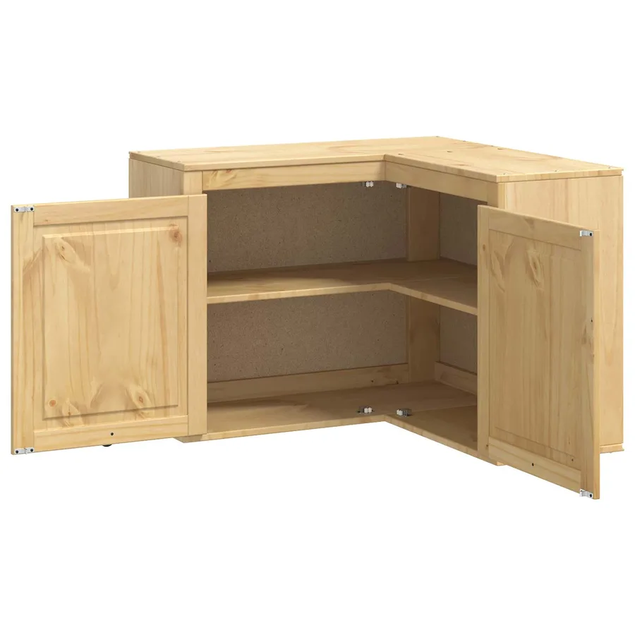Armoire SKI Brun Miel 80 x 80 x 60 cm Pin massif - 5