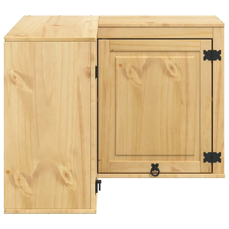 Armoire SKI Brun Miel 80 x 80 x 60 cm Pin massif - 7