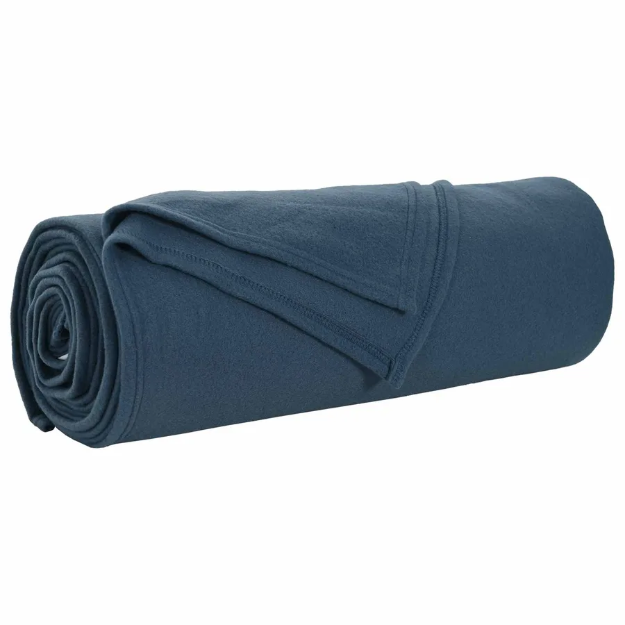 Jeté Bleu marine 350 x 270 cm Toison - 2