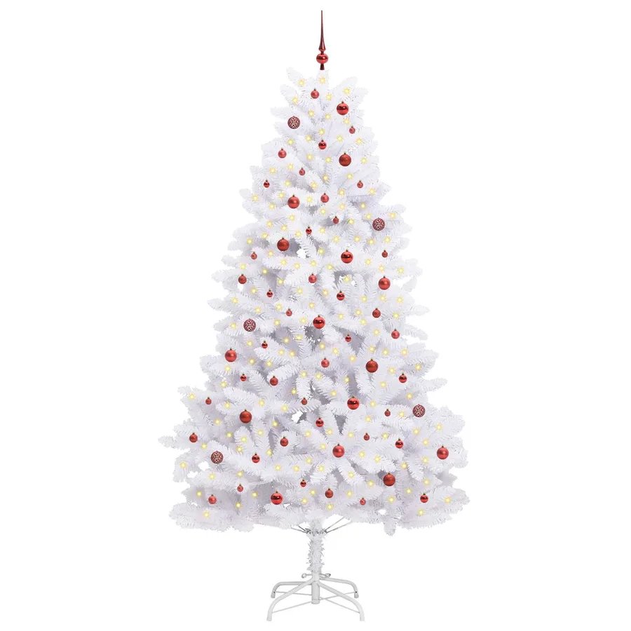 Sapin de Noël Artificiel à Branches Articulées Blanc 270 cm - 3