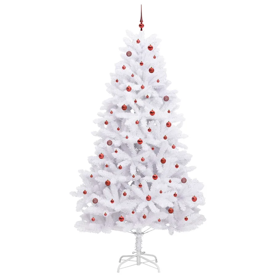 Sapin de Noël Artificiel à Branches Articulées Blanc 270 cm - 4