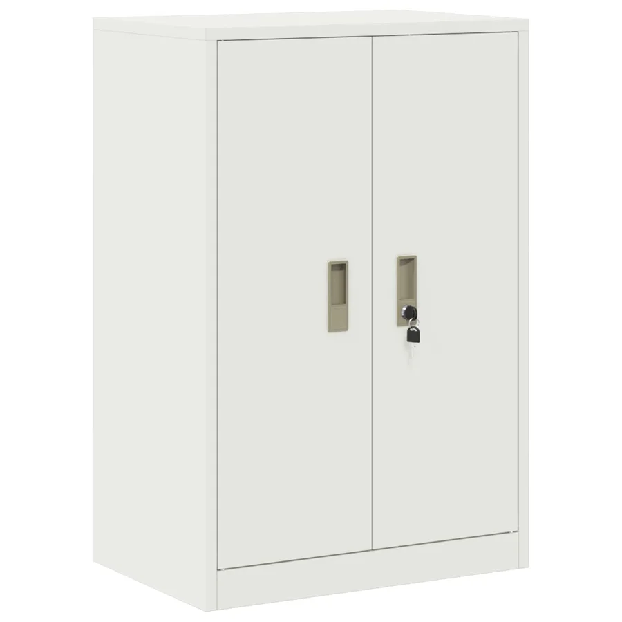 Armoire de rangement Blanc 60 x 40 x 90 cm Acier - 2