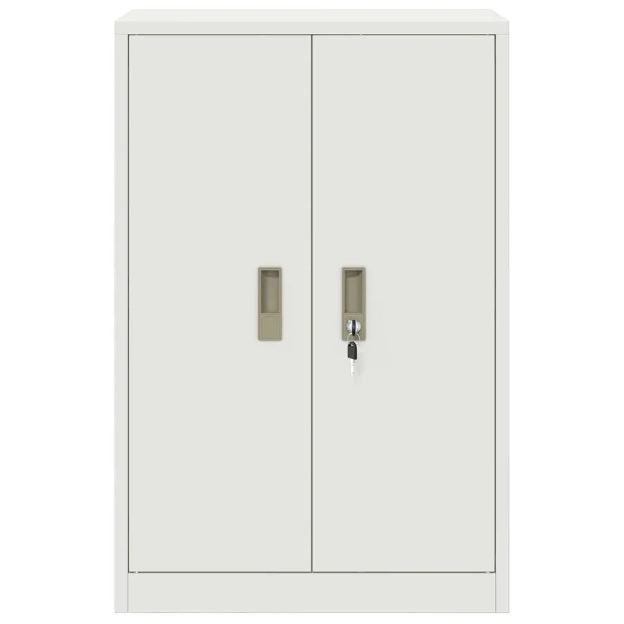Armoire de rangement Blanc 60 x 40 x 90 cm Acier - 6
