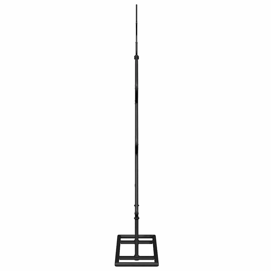Arbre de Noël en métal avec support Noir 60 cm Acier - 6