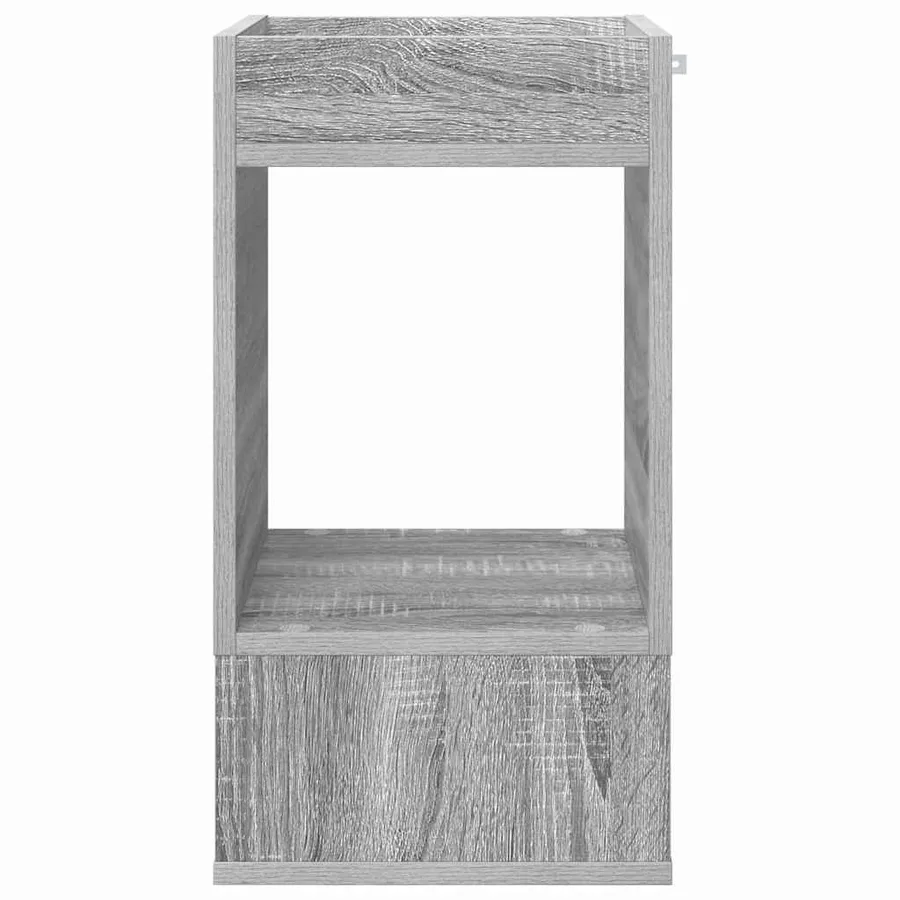 Table d'appoint Gris Sonoma 30 x 30 x 56 cm Bois d'ingénierie - 5