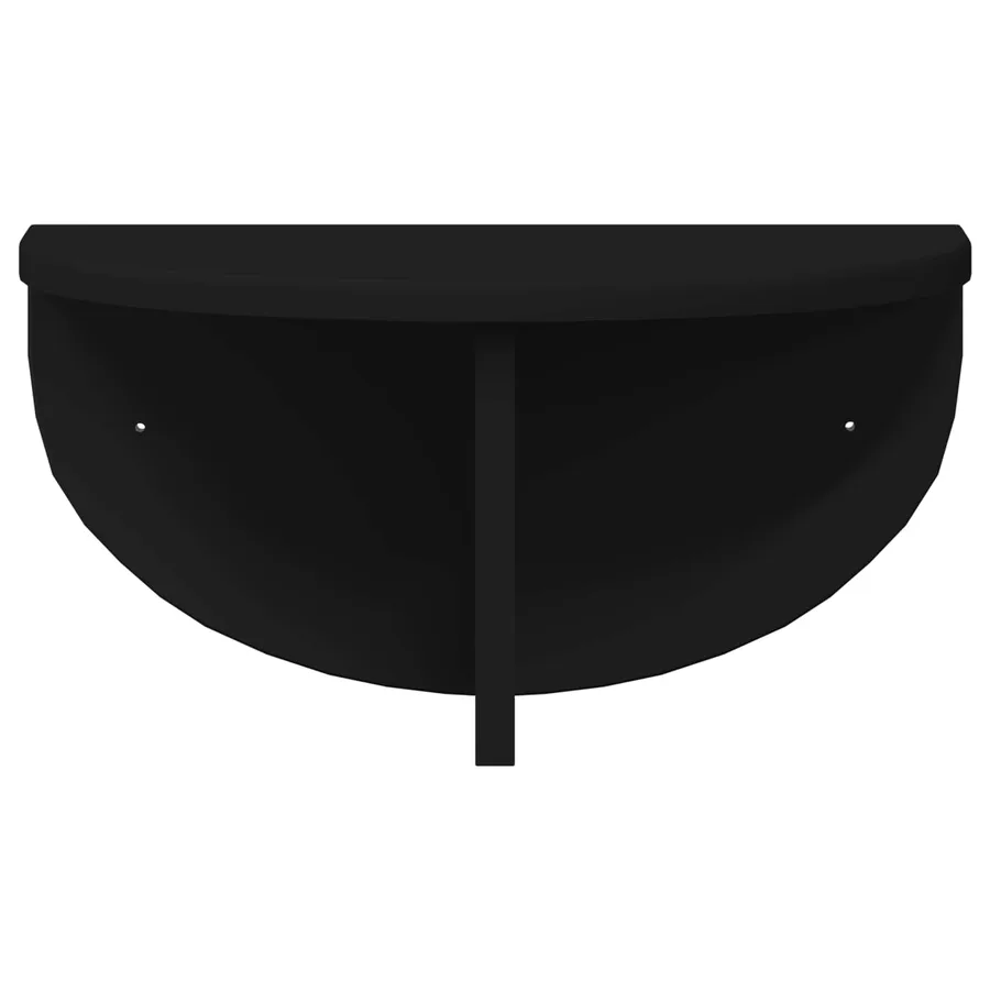 Étagère Murale 2 pcs Noir 38 x 19 x 19 cm Bois d'ingénierie - 6