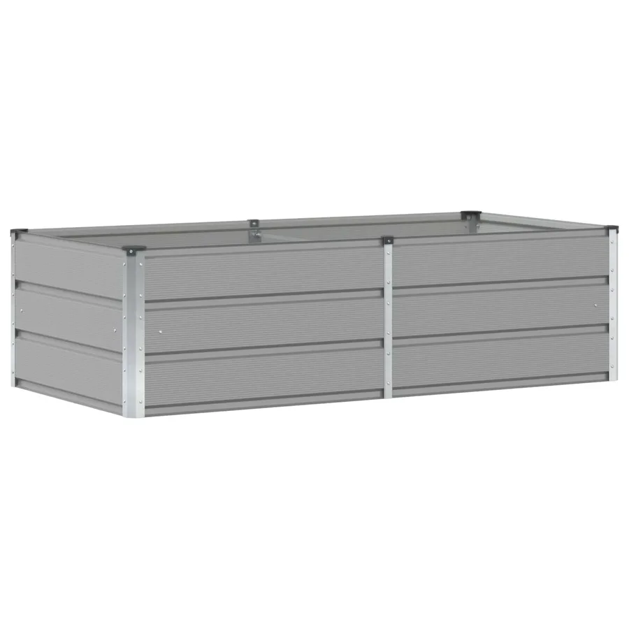 Jardinière Gris clair 160 x 80 x 45 cm Acier - 2