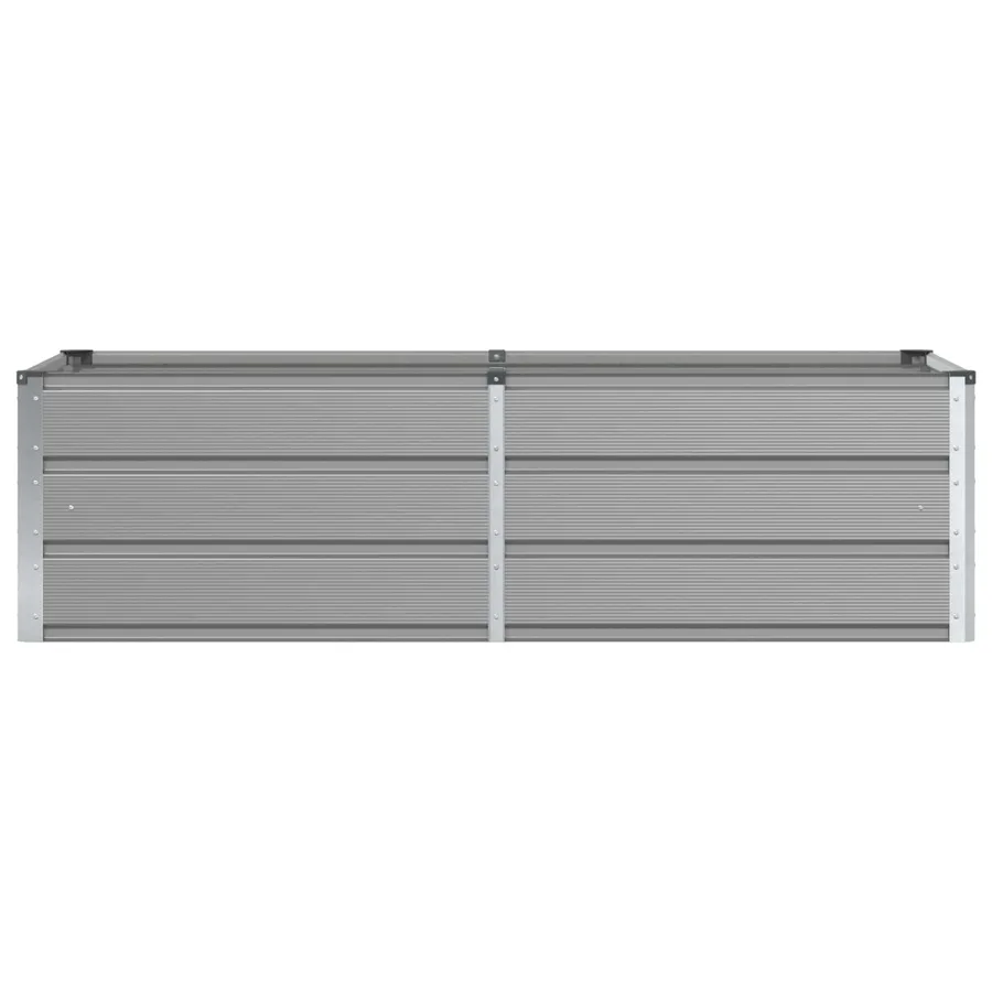 Jardinière Gris clair 160 x 80 x 45 cm Acier - 4