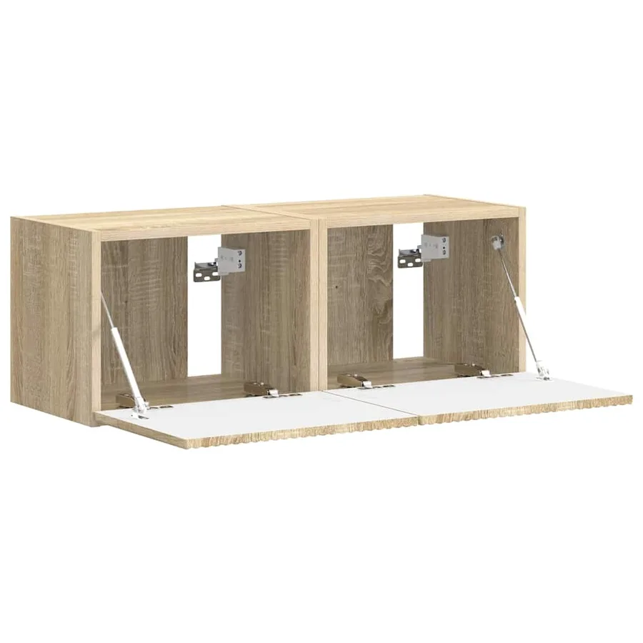 Meuble TV mural Montage mural 2 pcs Sonoma 39 x 31 x 29,5 cm - 6