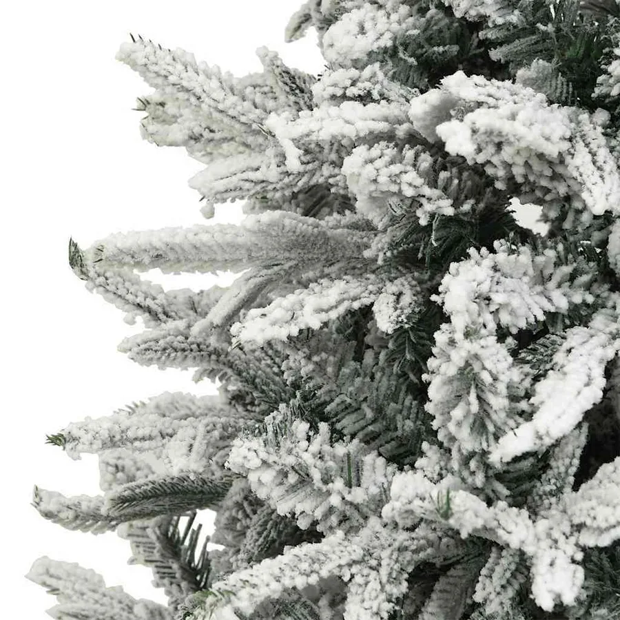 Arbre de Noël artificiel pré-éclairé avec ensemble de boules - 14