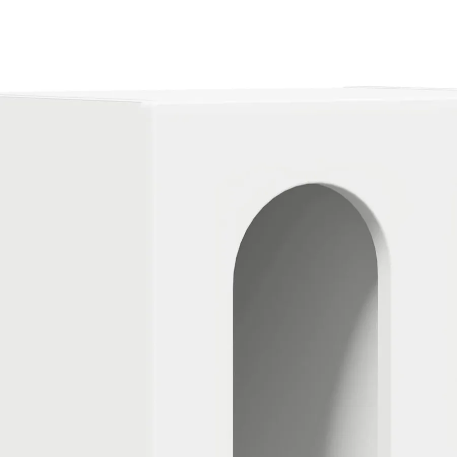 Table de chevet ELST Blanc 40 x 35 x 50 cm Bois d'ingénierie - 7