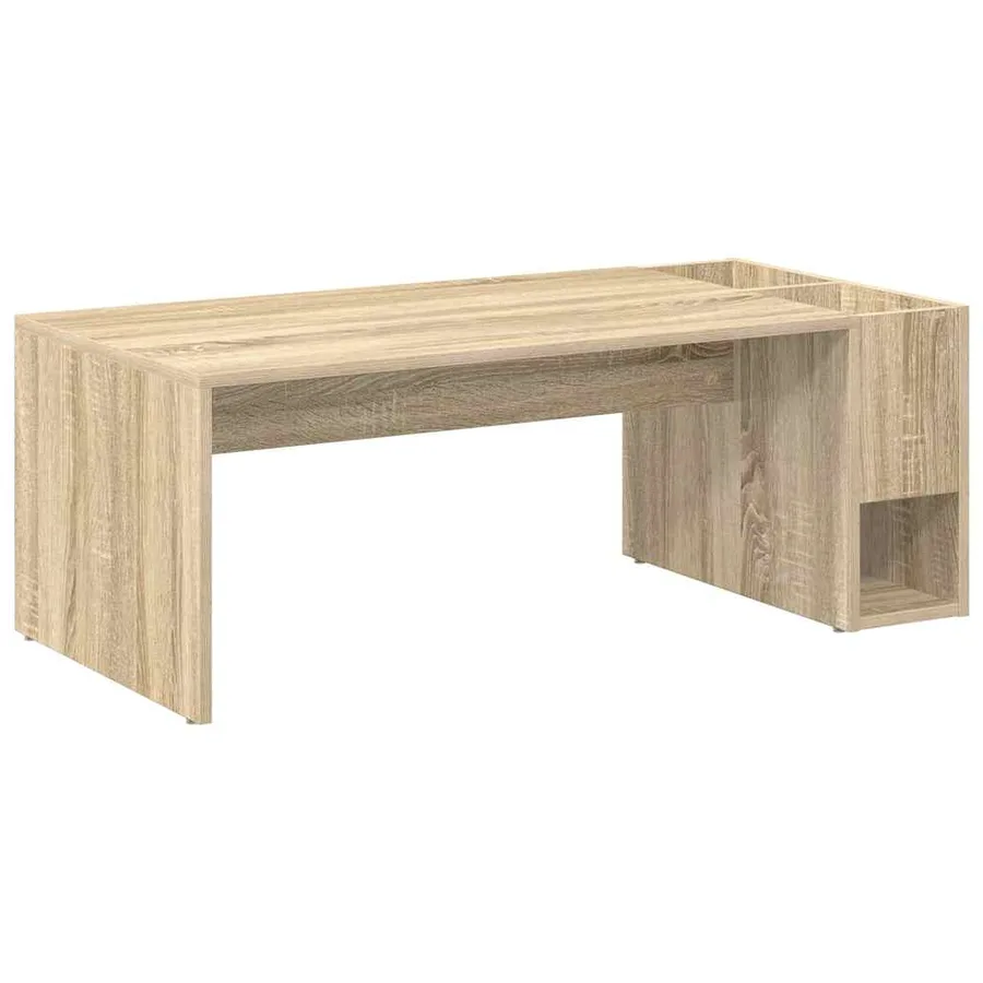 Table basse Chêne Sonoma 101,5 x 50 x 37 cm Bois d'ingénierie - 2