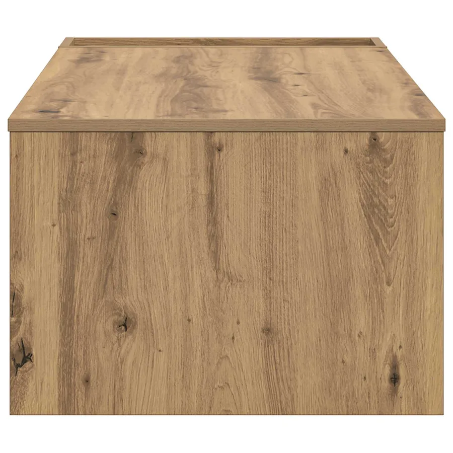 Table basse Chêne artisanal 95 x 50 x 34 cm Bois d'ingénierie - 6