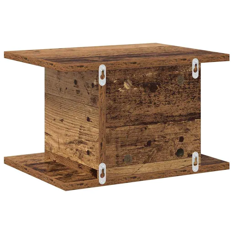 Table de chevet Bois ancien 40 x 30 x 25 cm Bois d'ingénierie - 7