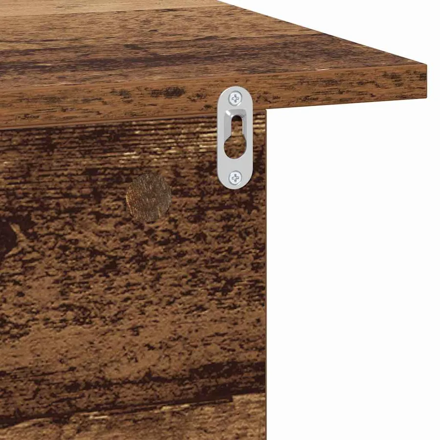 Table de chevet Bois ancien 40 x 30 x 25 cm Bois d'ingénierie - 9