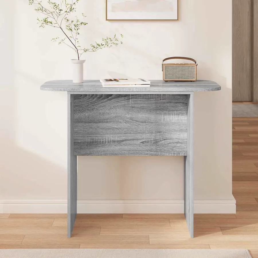 Table console Gris Sonoma 93 x 40 x 75 cm Bois d'ingénierie - 4