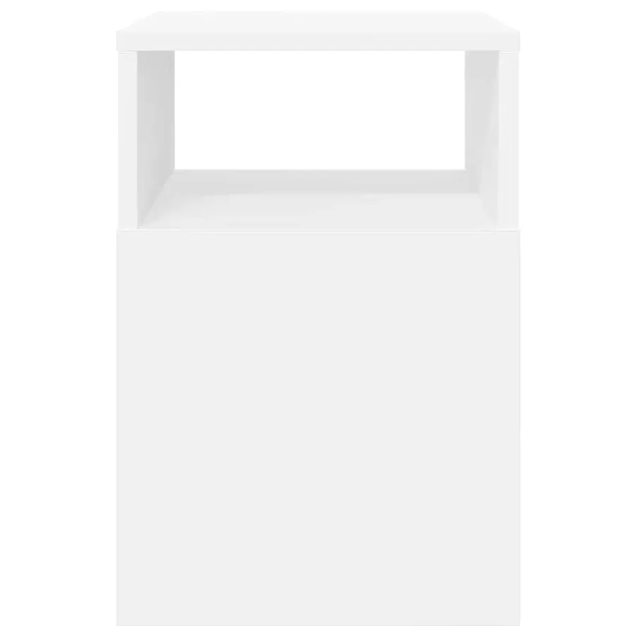 Table d'appoint 2 pcs Blanc 30,5 x 30 x 45 cm Bois d'ingénierie - 7