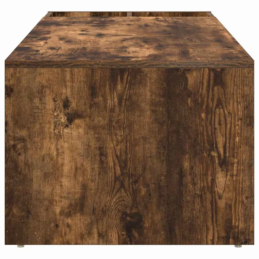 Table basse Chêne fumé 101,5 x 50 x 37 cm Bois d'ingénierie - 6