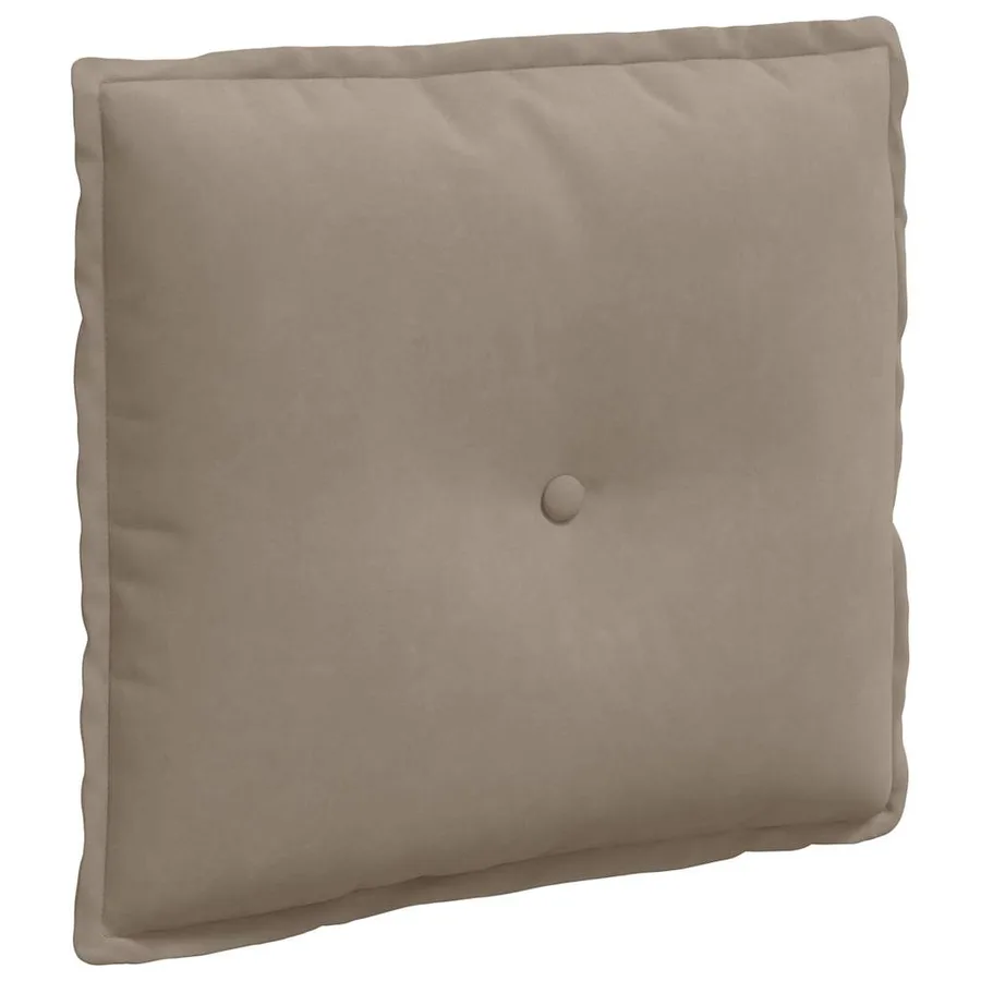 Coussin de Dos Taupe 50 x 45 cm Tissu en microfibre - 2