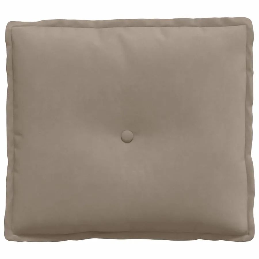 Coussin de Dos Taupe 50 x 45 cm Tissu en microfibre - 5
