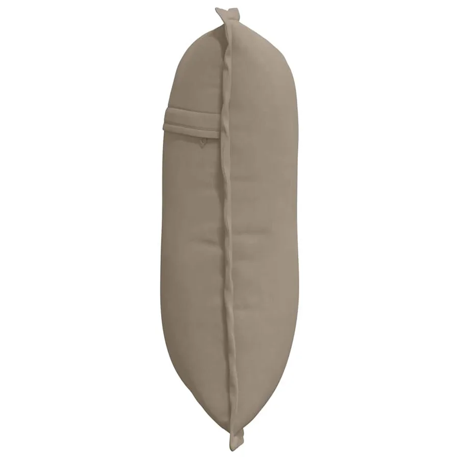 Coussin de Dos Taupe 50 x 45 cm Tissu en microfibre - 6