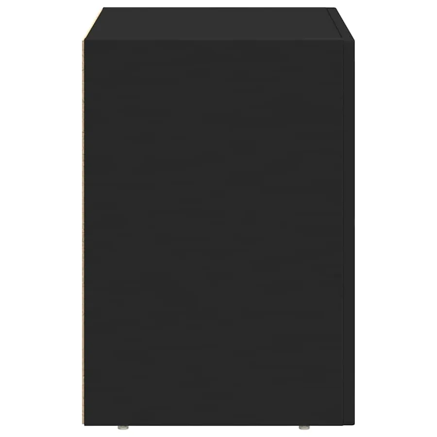 Table de chevet ELST Noir 40 x 35 x 50 cm Bois d'ingénierie - 5