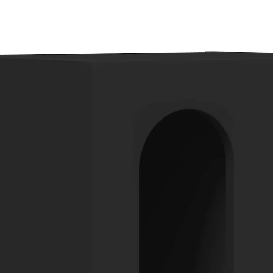 Table de chevet ELST Noir 40 x 35 x 50 cm Bois d'ingénierie - 7