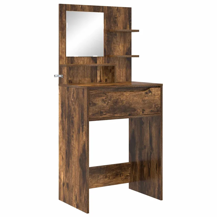 Tables de maquillage pour chambre Chêne fumé 80 x 39,6 x 135 cm - 2