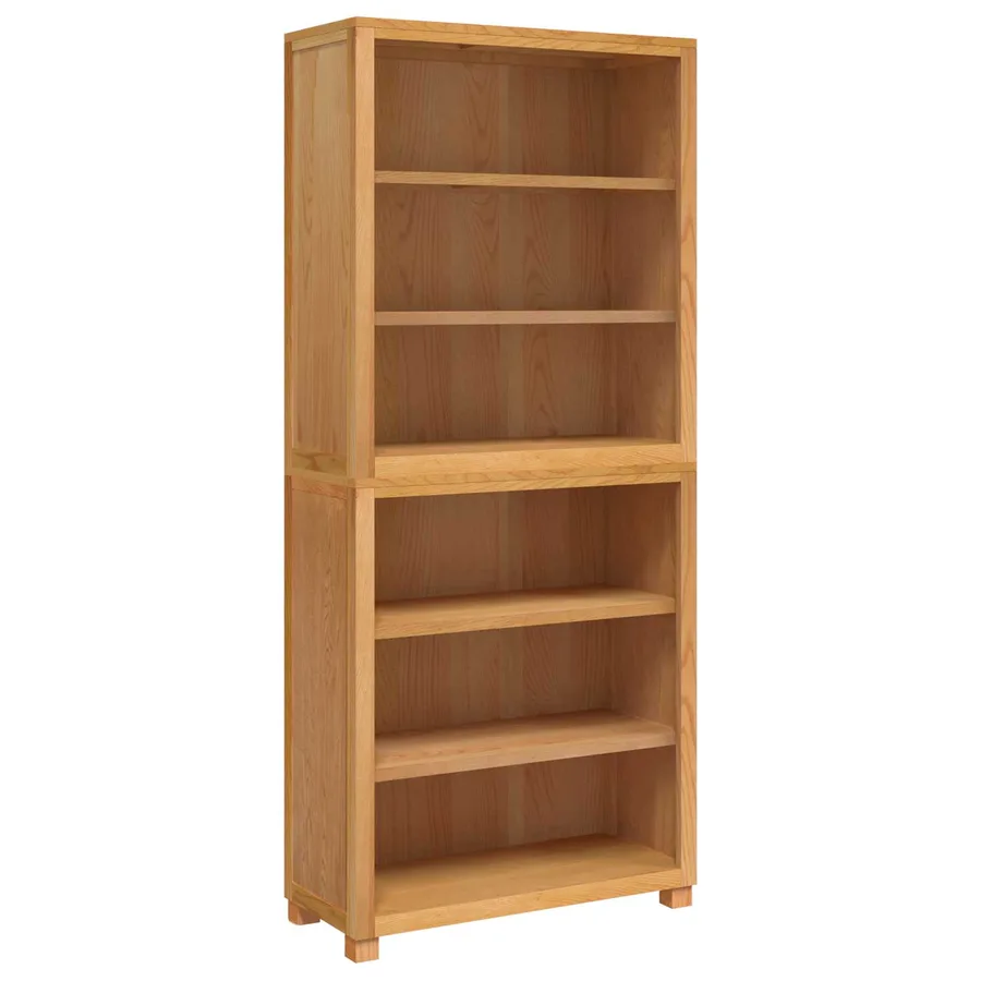 Ensemble de meubles de rangement 2 pc Naturel 80 x 35 x 185 cm - 2
