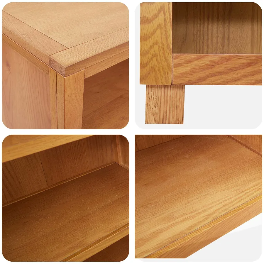 Ensemble de meubles de rangement 2 pc Naturel 80 x 35 x 185 cm - 8